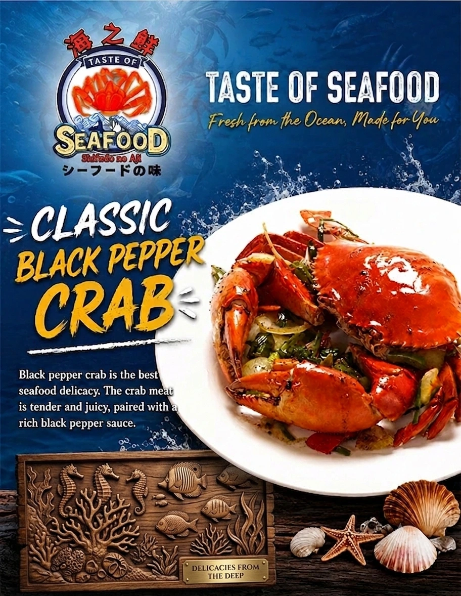 Classic Black Pepper Crab